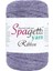 Spagettiyarn Lila Simli Ribbon Ip (Gümüş Sim) 2
