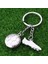 2 Adet Metal Futbol Ayakkabısı Anahtarlık Gümüş Rengi (Yurt Dışından) 1