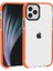 Hello- U iPhone 12 Mini 5.4 Inç Uyumlu Mat Doku Yumuşak Tpu Telefon Kılıfı - Turuncu (Yurt Dışından) 3