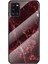 Galaxy A31 Için Mermer Doku Temperli Cam + Pc + Tpu Hibrit Telefon Kılıfı - Kırmızı (Yurt Dışından) 1