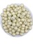50GR 12MM Mat Metalik Krem Renk Boncuk, Çanta , Takı Yapım Boncuğu (50GR ~50 Adet) 1