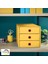 Click & Store Cosy 3 Çekmeceli Evrak Rafı Sarı 3