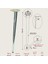 Masa Ayağı 11.260 - 60-32MM Konik Açılı (4 Adet) Metalik Gri 2