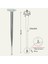 Masa Ayağı 11.860 - 42-16MM Konik (4 Adet) Metalik Gri 2
