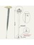 Masa Ayağı 11.460 - 42-16MM Konik Açılı (4 Adet) Siyah 2