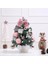 14 "noel Ağacı Ev Alışveriş Merkezi Pencere Pencere Masası Noel Ağacı Dekor Pembe 2