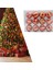 12 Adet Noel Top Hediye Kutusu Düğün 8 cm Glitter Topu Asılı Kolye Kırmızı Asılı 5