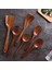 6 Adet Teak Ahşap Kaşık Masif Ahşap Spatula Mutfak Pişirme Ahşap Spatula Pişirme Spatula Set Ahşap Scoop Sofra Takımı | Pişirme Aracı Setleri (Yurt Dışından) 2