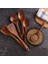 6 Adet Teak Ahşap Kaşık Masif Ahşap Spatula Mutfak Pişirme Ahşap Spatula Pişirme Spatula Set Ahşap Scoop Sofra Takımı | Pişirme Aracı Setleri (Yurt Dışından) 4