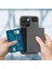 Apple iPhone 13 Mini 5.4 Inç Uyumlu Kart Yuvalı Tpu + Pc Hibrit Telefon Kılıfı - Yeşil (Yurt Dışından) 5