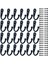 24 Parça Ceket Kanca Duvara Monte Robe Kanca Tek Ceket Askısı Yok Çizim Ve 50 Parça Vidalar Siyah | Robe Hooks (Yurt Dışından) 1