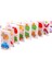 Ahşap Domino Meyve Hayvan Domino Jigsaw Puzzle Oyunu Çocuk Öğrenme Eğitici Bulmaca (Yurt Dışından) 4