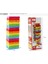 54 Adet / Ahşap Domino Set Gökkuşağı Istifleme Masa Oyunu Oyuncak Seti Çocuk Klasik Erken Eğitim Eğitim Ahşap Blok Oyuncak (Yurt Dışından) 2