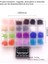 24 Adet / Kutu Manyetik Kabarık Tırnak Pom Poms Kit, Ayrılabilir 12 Renk (4 Adet / Renk) Nail Charm Dıy Tırnak Dekorasyon Charms 2.7 * 2.7 Cm | Rhinestones Süslemeler (Yurt Dışından) 3
