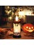 F Fityle Spooky Cadılar Bayramı Kafatası Mum Işık LED Masa Lambası Parti Dekorasyon Iskelet (Yurt Dışından) 5
