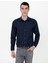 Erkek Lacivert Slim Fit Oxford Gömlek 50247117-VR033 1