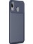 Huawei Y7 Prime 2019 Karbon Desenli Negro Silikon Kılıf 1