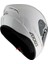 Draken Solid Parlak Beyaz Motosiklet Kaskı 2