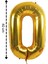 Folyo Balon 0 Rakamı Helyum Balon 40 cm 1