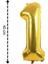 Folyo Balon 1 Rakamı Helyum Balon 40 cm 1