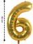 Folyo Balon 6 Rakamı Helyum Balon 40 cm 1