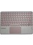 NO:102 Pembe Bluetooth Touch Pad Li Klavye Slim 1