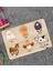 Toys Çocuklar Için Ahşap Figürlü Eğitici-Öğretici Yapboz Puzzle-8 2