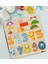Toys Çocuklar Için 4’lü Ahşap Figürlü Eğitici-Öğretici Yapboz Puzzle-1 2