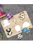 Toys Çocuklar Için 4’lü Ahşap Figürlü Eğitici-Öğretici Yapboz Puzzle-1 4