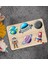 Toys Çocuklar Için Ahşap Figürlü Eğitici-Öğretici Yapboz Puzzle-15 1