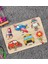 Toys Çocuklar Için Ahşap Figürlü Eğitici-Öğretici Yapboz Puzzle-7 2
