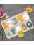 Toys Çocuklar Için Ahşap Figürlü Eğitici-Öğretici Yapboz Puzzle-1 2