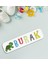 Toys Çocuklara Özel Isimli Figürlü Ahşap Eğitici Yapboz Puzzle-15 4