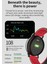 B8 + 1.08 Inç IPS Renkli Ekran IP67 Su Geçirmez Akıllı Izle Kırmızı 5