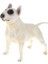 Gerçekçi Hayvan Modeli Şekil Oyuncak Köpek Heykelcik Ev Dekor Bull Terrier Beyaz (Yurt Dışından) 2