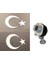 Ay Yildiz Türk Bayraği Yansitici 3d Logo Lazer Projektör 1