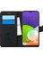Samsung Galaxy M22 Kılıf Fabric Book Wallet Siyah 1