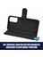 Samsung Galaxy M22 Kılıf Fabric Book Wallet Siyah 3