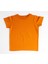 Organik Erkek Çocuk Kısa Kollu TShirt Turuncu 3