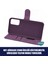 Samsung Galaxy M22 Kılıf Fabric Book Wallet Mor 3