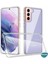 Samsung Galaxy S22 Plus Kılıf Transparent Soft Beyaz 4
