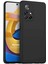 Matte Silicone Xiaomi Poco M4 Pro Kılıf Siyah 1