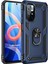 Xiaomi Redmi Note 11 4G Kılıf Military Ring Holder Lacivert 1