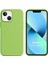 Apple iPhone 13 Mini Kılıf Liquid Lansman Silikon Açık Yeşil 1