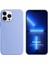 Apple iPhone 13 Pro Max Kılıf Liquid Lansman Silikon Mavi 1