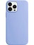 Apple iPhone 13 Pro Max Kılıf Liquid Lansman Silikon Mavi 2