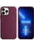Apple iPhone 13 Pro Max Kılıf Liquid Lansman Silikon Bordo 1