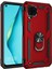 Huawei P40 Lite Kapak Military Yüzüklü Stantlı Panzer Tank Kılıf - Kırmızı 1