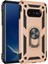 Samsung Galaxy S10E Kapak Military Yüzüklü Stantlı Panzer Tank Kılıf - Gold 1