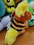 Shenzhen Xin Xin Kid-Growlithe Pokemon Peluş Oyuncak 25CM - Turuncu (Yurt Dışından) 3